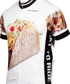 It's In My Heart Taco Time Men's Road Cycling Jersey | Short Sleeve