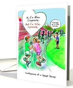 Far Gone Greetings Speed Dating : Running Romance Card | Other
