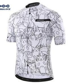 The Triathlete Store Cartoon Cat Men's Cycling Jersey | Short Sleeve -New Triathlete Store 3DD6X4Hhu 0YvSToSbuBHDI5w