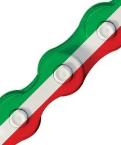 KMC Z510H Italy Bicycle Chain (Flag Color, 1/2 X 1/8 - Inch, 112 Links) | Bike Chains