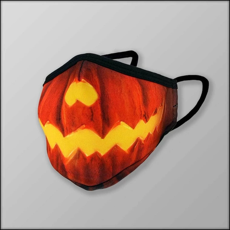INKnBURN Jack-o'-lantern 3-Layer Face Mask | Other 3 INKnBURN Jack-o'-lantern 3-Layer Face Mask | Other