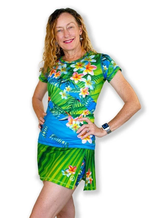 INKnBURN Women's Aloha Tech Shirt (XS, S, M) | Short Sleeve 6 INKnBURN Women's Aloha Tech Shirt (XS, S, M) | Short Sleeve - Image 4