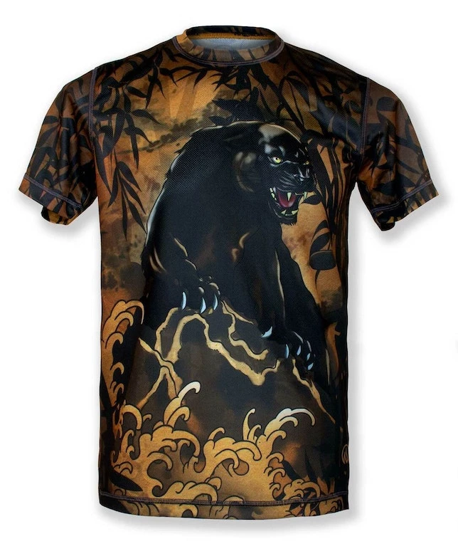 INKnBURN Men's Black Panther Tech Shirt (S, M, L, XL) | Short Sleeve 3 INKnBURN Men's Black Panther Tech Shirt (S, M, L, XL) | Short Sleeve