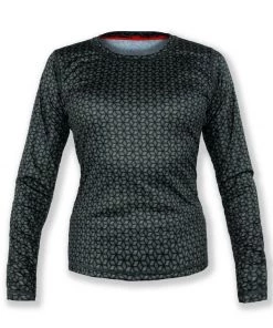 INKnBURN Women's Woven Carbon Fiber Long Sleeve Tech Shirt (S, M, L, XL)