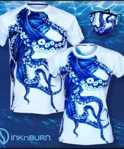 INKnBURN Women's Blue Octopus Tech Shirt, X-Small 2020 | Short Sleeve 9 INKnBURN Women's Blue Octopus Tech Shirt, X-Small 2020 | Short Sleeve -New Triathlete Store ALpz9ArwtsgNEDsVwbLT5mQbo