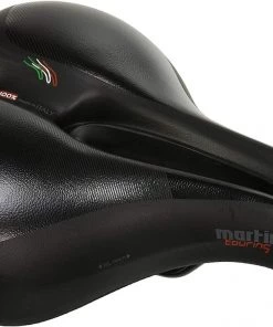 Selle SMP SMP Unisex – Adult's Martin Touring Gel Saddle, Black, Standard Size | Seats & Saddles