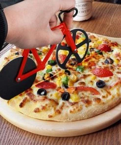 N/A Stainless Steel Bicycle Pizza Cutter | Bottles & Bidons
