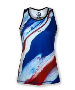 INKnBURN Women's RWB Singlet (XS) | Sleeveless