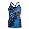 INKnBURN Women's Blue Ryu Camisole (L) | Sleeveless -New Triathlete Store DpDTnOOJLBoDyAzJ2EUbKBiBs