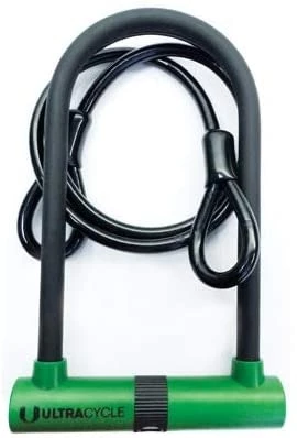 Ultracycle U-Lock Shackle Long W/Cable | U Locks 3 Ultracycle U-Lock Shackle Long W/Cable | U Locks
