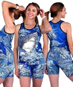 INKnBURN Women's Shark Tank Top (XXS, XS) 2019 | Sleeveless