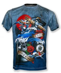 INKnBURN Men's Anchor Tech Shirt (S, M, L) | Short Sleeve