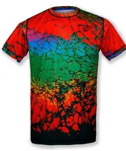 INKnBURN Men's Playing With Fire Tech Shirt (S, M, L, XL, 2XL) | Short Sleeve