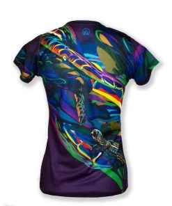 INKnBURN Women's Honu (Sea Turtle) Tech Shirt, Small 2021 | Short Sleeve Top -New Triathlete Store GuCQ2u0gcCPeoObpo0vn2wvhY