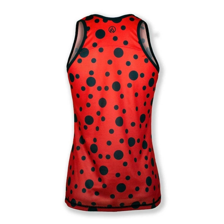 INKnBURN Women's Ladybug Singlet (M, L) | Sleeveless 4 INKnBURN Women's Ladybug Singlet (M, L) | Sleeveless - Image 2
