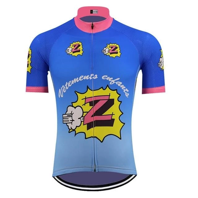 The Triathlete Store 1990 Classical Z Men's Cycling Jersey | Short Sleeve 4 The Triathlete Store 1990 Classical Z Men's Cycling Jersey | Short Sleeve - Image 2