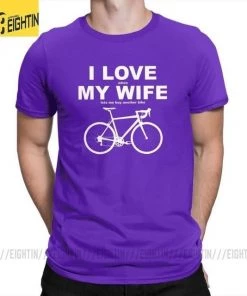 The Triathlete Store I LOVE MY WIFE When MY WIFE Lets Me Buy Another Bike Men's T-Shirt | Bike T-Shirts -New Triathlete Store HHjyaE gA3sQW4voR WSuclNg