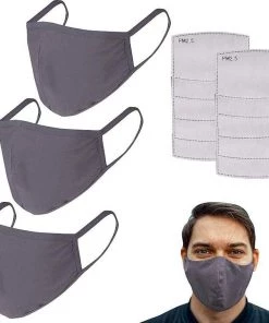 The Triathlete Store Cotton Reusable Face Masks - 3 Masks With 10 Filters | Bandanas -New Triathlete Store HJlvnOPswZRd32D6yLWzg06g0