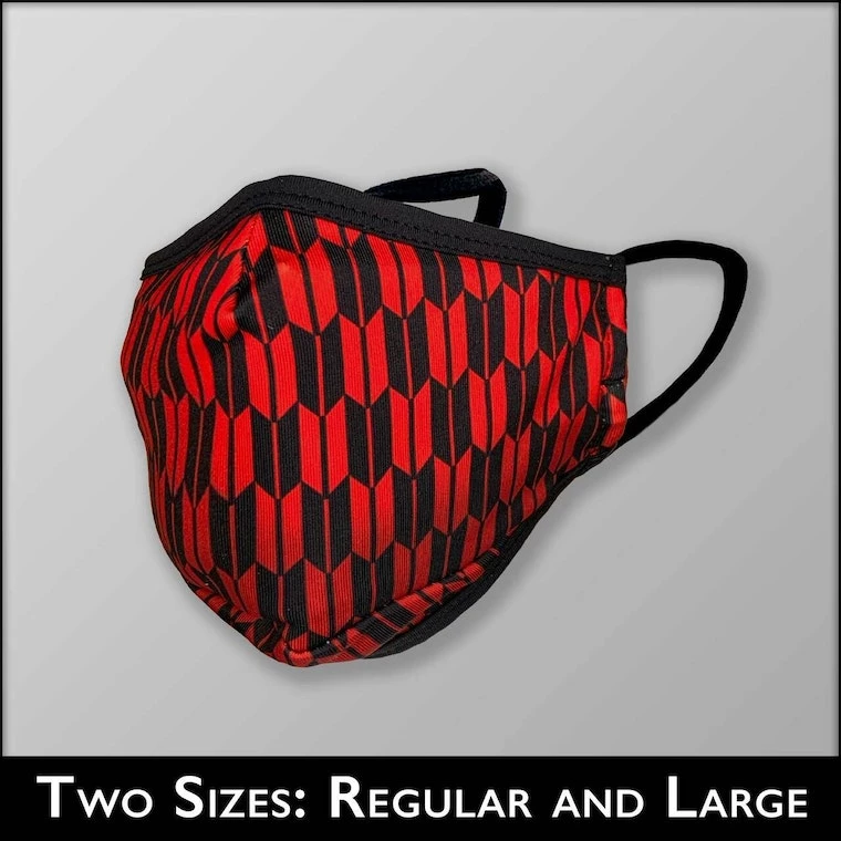 INKnBURN Arrow 3-Layer Face Mask (Size Large) | Bandanas 2 INKnBURN Arrow 3-Layer Face Mask (Size Large) | Bandanas