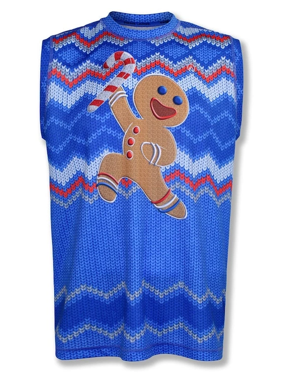 INKnBURN Men's Fast Cookie Sweater Vest Sleeve Tech Shirt (M, L, XL) | Sleeveless 3 INKnBURN Men's Fast Cookie Sweater Vest Sleeve Tech Shirt (M, L, XL) | Sleeveless