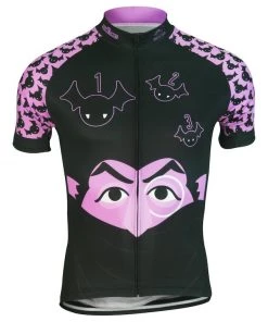 Brainstorm Gear Sesame Street Men's The Count Cycling Jersey | Short Sleeve -New Triathlete Store JNHJl y5sADVlo w8QRMzgFxY