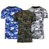 The Triathlete Store Men's Short Sleeve Crew Neck Camo Printed T-Shirt - 2 Pack | Bike T-Shirts -New Triathlete Store Js7XtEP h MPKngVnXO oL7Po
