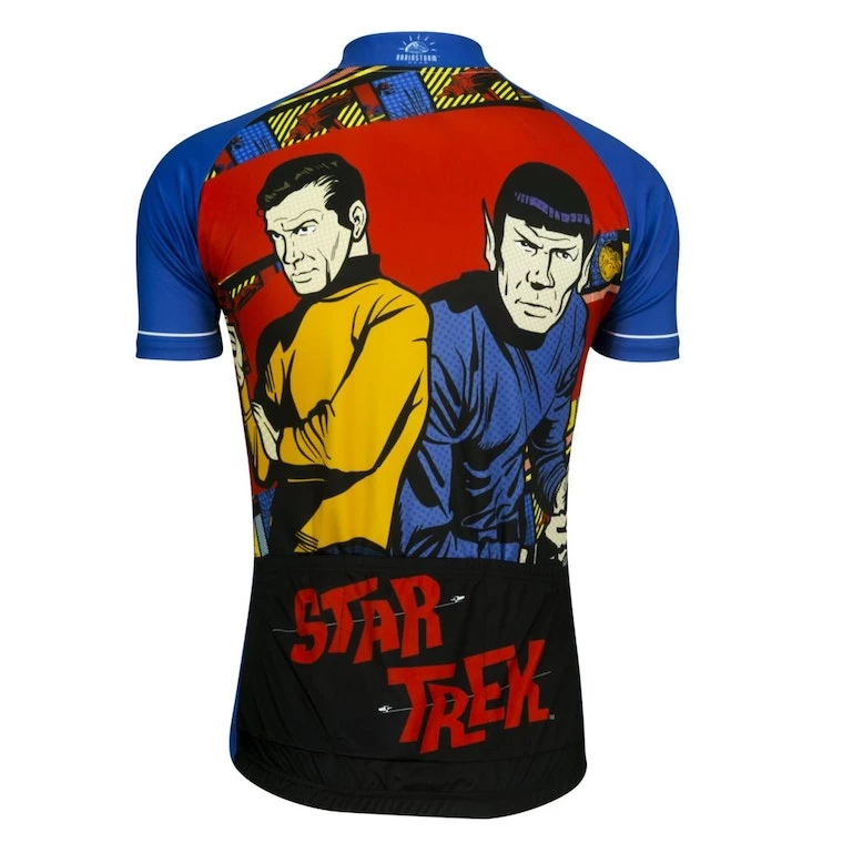 Brainstorm Gear Men's Star Trek "Galaxy Pop" Cycling Jersey (S, 3XL) | Short Sleeve 6 Brainstorm Gear Men's Star Trek "Galaxy Pop" Cycling Jersey (S, 3XL) | Short Sleeve - Image 4