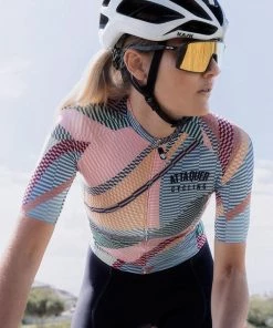 Attaquer Women's All Day Kaleidoscope TEAM Cycling Jersey | Short Sleeve