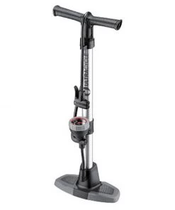 Ultracycle THRUST AL Bicycle Pump, Gray, 160 PSI | Floor Pumps