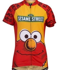 Brainstorm Gear Sesame Street Women's Elmo Cycling Jersey | Short Sleeve -New Triathlete Store Lq7D58pZTHV5z8wn59h5IXRKY
