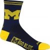 Adrenaline Promotions Michigan Wolverines Cycling Socks | Ankle Socks