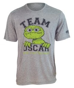 Brainstorm Gear Unisex Sesame Street TEAM OSCAR "Have A Rotten Run!" Tech Shirt | Bike T-Shirts