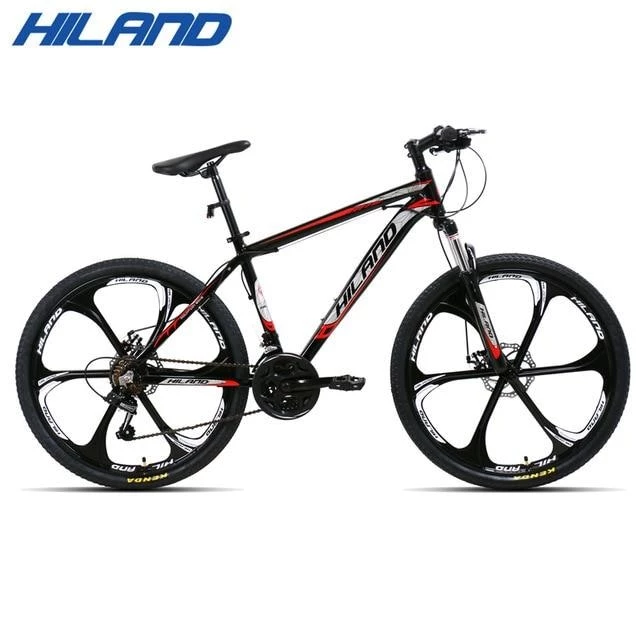 HILAND 26 Inch 21 Speed MTB Bicycle With Double Disc Brakes (6-Knife Wheels) | Full Suspension 4 HILAND 26 Inch 21 Speed MTB Bicycle With Double Disc Brakes (6-Knife Wheels) | Full Suspension - Image 2