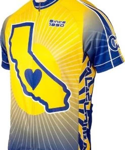 It's In My Heart California Men's Cycling Jersey | Short Sleeve