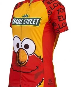 Brainstorm Gear Sesame Street Women's Elmo Cycling Jersey | Short Sleeve -New Triathlete Store OOE9q Gx4VHm3RqWb2BABt69o