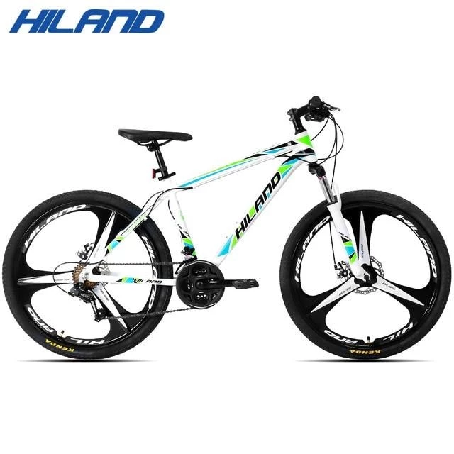 Hiland 26 Inch 21 Speed MTB Bicycle With Double Disc Brakes (3-Knife Wheels) | Full Suspension 2 Hiland 26 Inch 21 Speed MTB Bicycle With Double Disc Brakes (3-Knife Wheels) | Full Suspension
