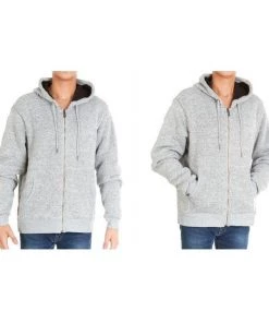The Triathlete Store Men's High Twist Sherpa Lined Marled Hoodie Jackets | Urban -New Triathlete Store PHZdZn5w oGgdPlo2iqpeSj1k