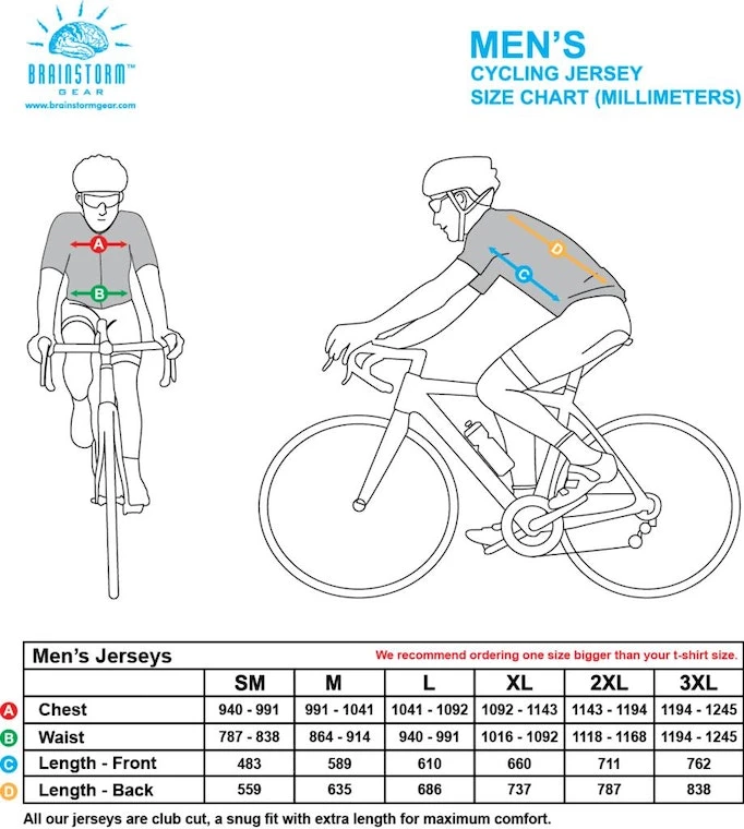 Brainstorm Gear Men's Terminator No Pity Cycling Jersey | Short Sleeve 5 Brainstorm Gear Men's Terminator No Pity Cycling Jersey | Short Sleeve - Image 3
