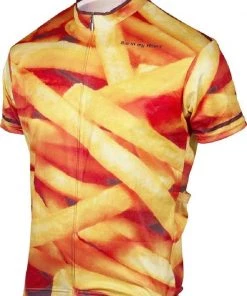 It's In My Heart Extra Fries Men's Cycling Jersey | Short Sleeve