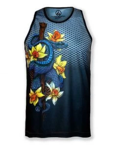 INKnBURN Men's Staff & Serpent Singlet (S, M, L, XL, 2XL) | Bike Tanks