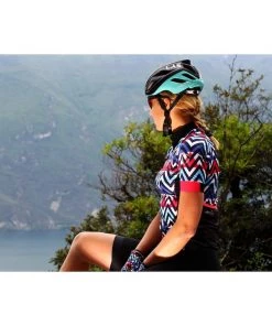 Nalini RAFFINATA 2.0 Women's Short Sleeve Cycling Jersey Blue/Black/Fuschia 2019 -New Triathlete Store SZnPRlhcF SNIXpJRbUc8qiiM