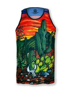 INKnBURN Men's Desert Sunset Singlet (L, XL, 2XL) | Sleeveless