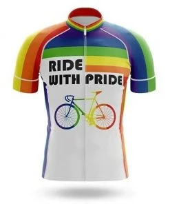 It's In My Heart Ride With Pride Men's Cycling Jersey (2022) | Short Sleeve