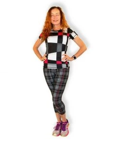 INKnBURN Women's Dynamic Plaid Tech Shirt (L, 2XL) | Bike T-Shirts -New Triathlete Store WzdSFDuc0IR8i7ybQWo0k06XY