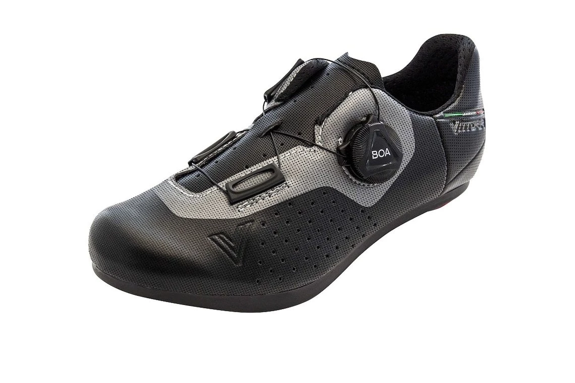Vittoria ALISE' Kid Road Cycling Shoes - BLACK/GREY (2021) | Road Bike 6 Vittoria ALISE' Kid Road Cycling Shoes - BLACK/GREY (2021) | Road Bike - Image 4