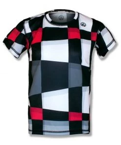 INKnBURN Men's Dynamic Plaid Tech Shirt (S, M, L, XL, 2XL) | Bike T-Shirts