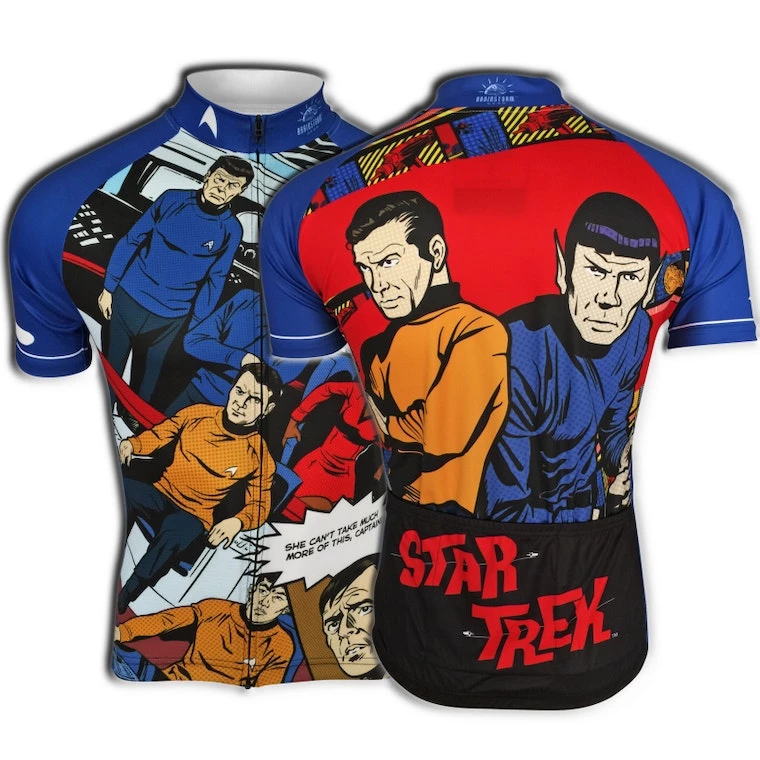 Brainstorm Gear Men's Star Trek "Galaxy Pop" Cycling Jersey (S, 3XL) | Short Sleeve 8 Brainstorm Gear Men's Star Trek "Galaxy Pop" Cycling Jersey (S, 3XL) | Short Sleeve - Image 6
