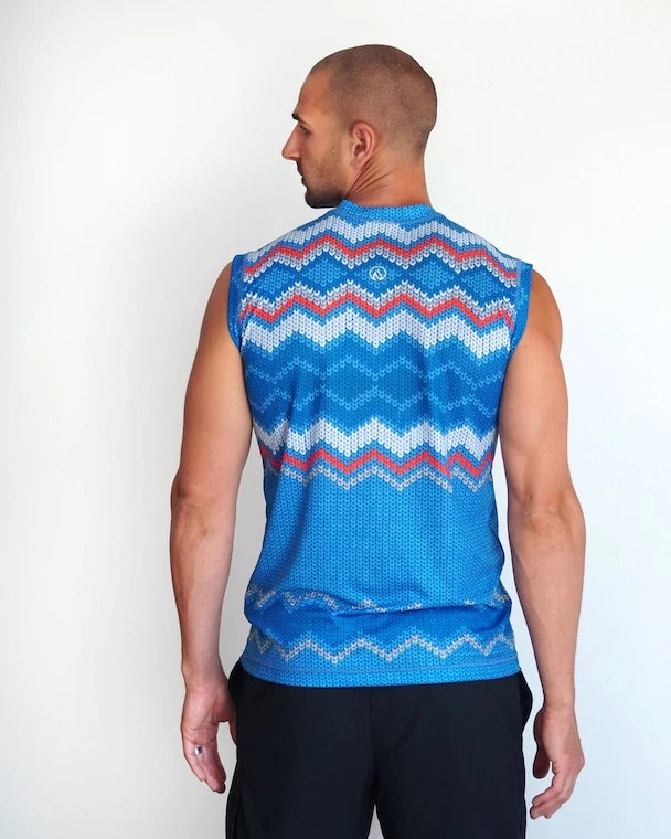 INKnBURN Men's Fast Cookie Sweater Vest Sleeve Tech Shirt (M, L, XL) | Sleeveless 8 INKnBURN Men's Fast Cookie Sweater Vest Sleeve Tech Shirt (M, L, XL) | Sleeveless - Image 6