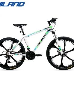 HILAND 26 Inch 21 Speed MTB Bicycle With Double Disc Brakes (6-Knife Wheels) | Full Suspension