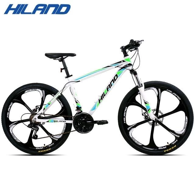 HILAND 26 Inch 21 Speed MTB Bicycle With Double Disc Brakes (6-Knife Wheels) | Full Suspension 3 HILAND 26 Inch 21 Speed MTB Bicycle With Double Disc Brakes (6-Knife Wheels) | Full Suspension